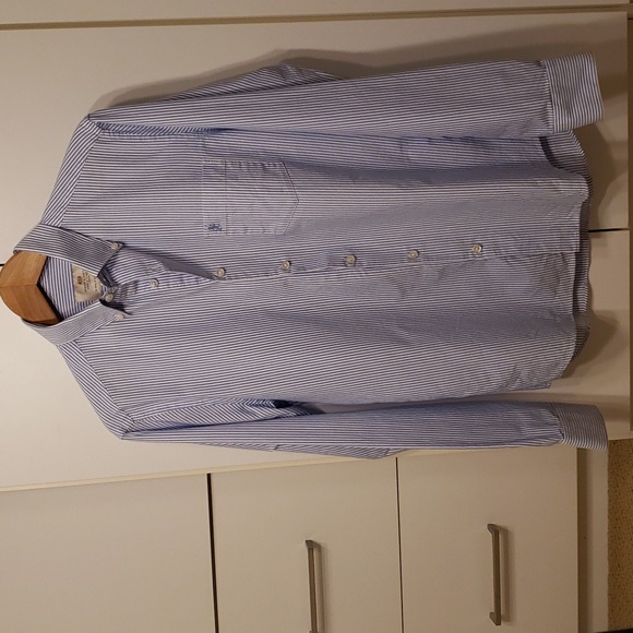 Hawes & Curtis Nautical Button-Down Shirt Men's M - Picture 3 of 6